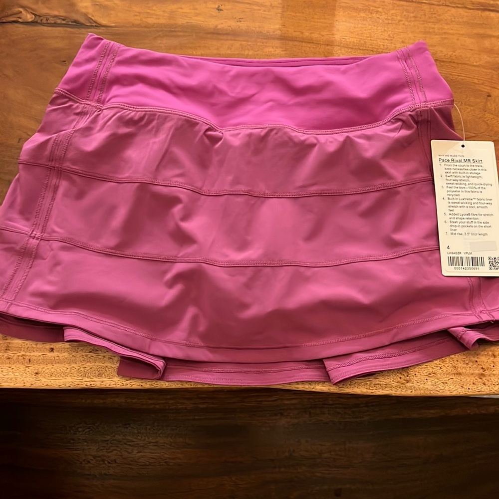 Lululemon Pace Rival MR Skirt